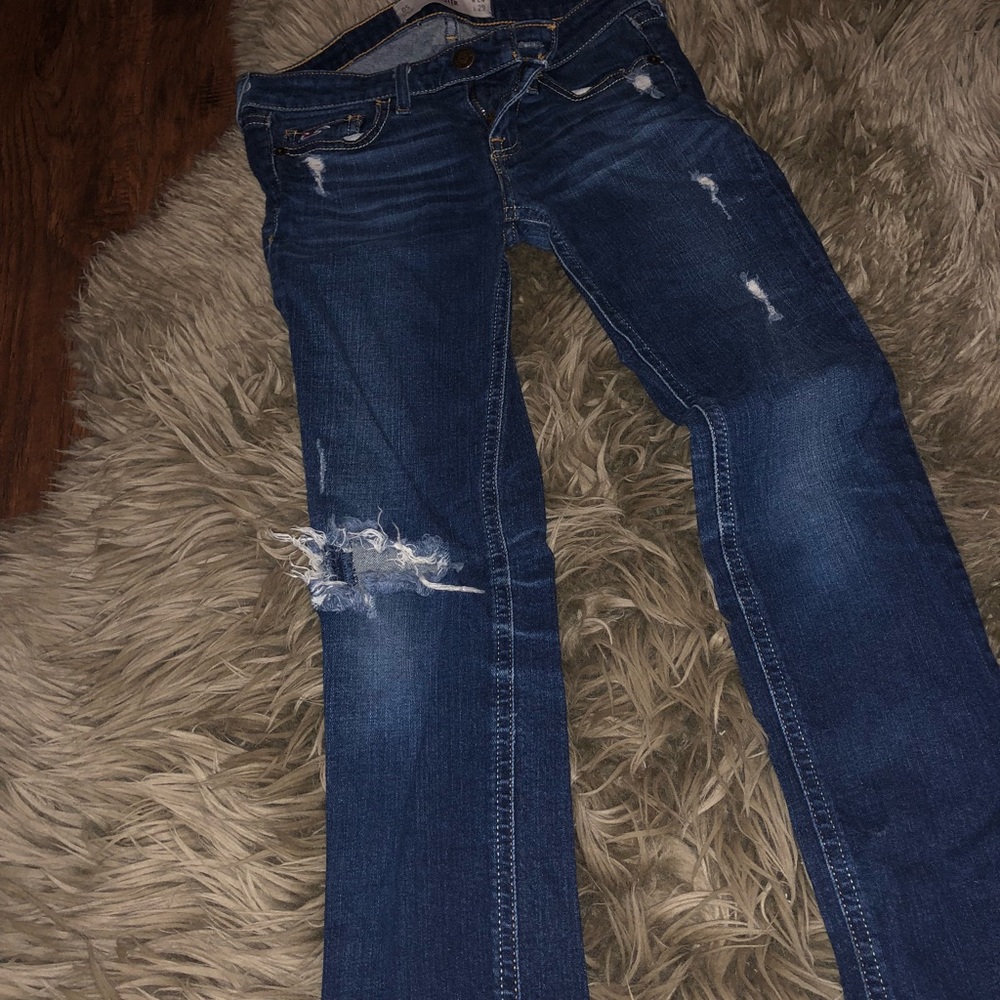 Ripped Hollister jeans
